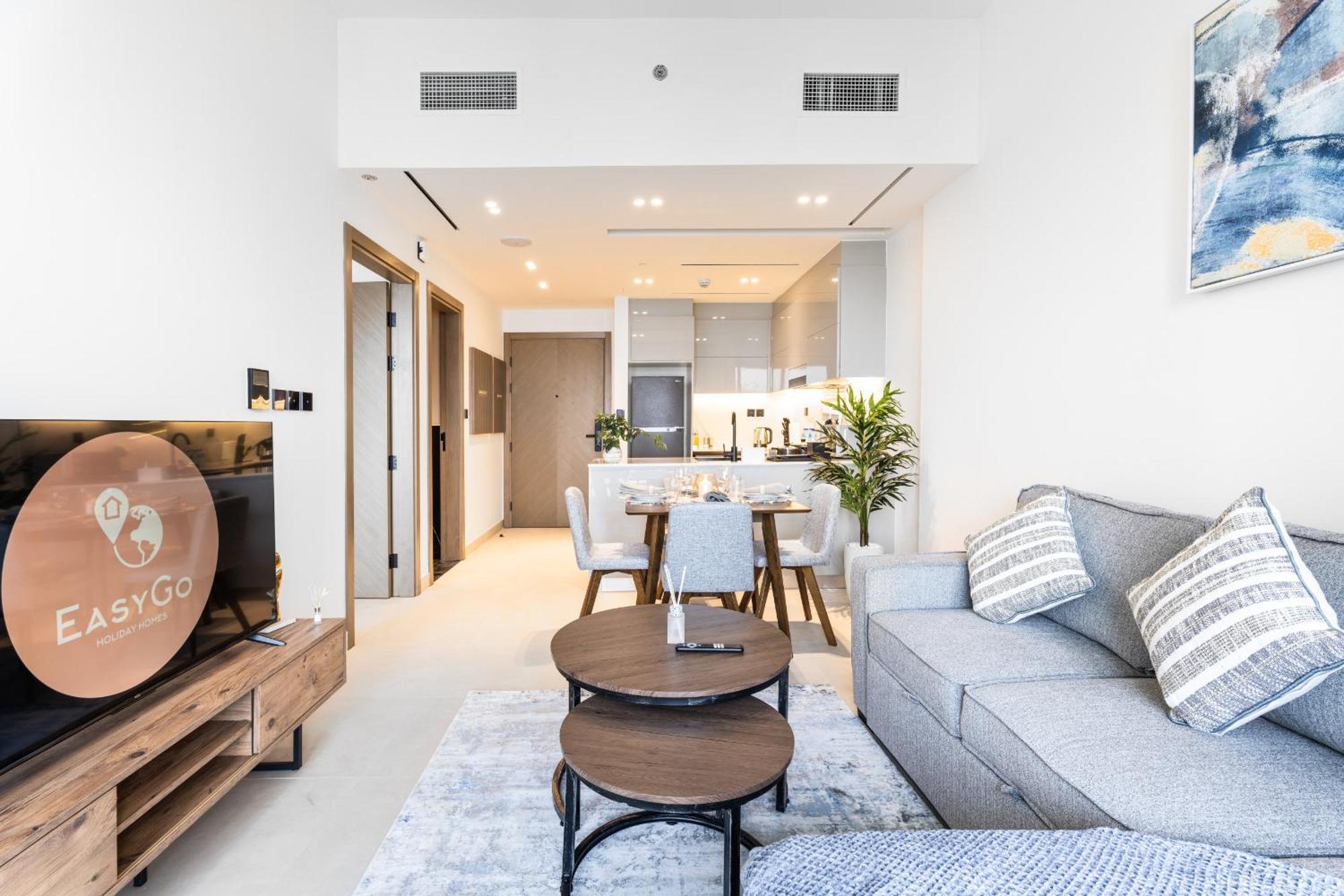 Easygo - Binghatti Canal Burj Khalifa View 1 Bedroom Appartement Dubai